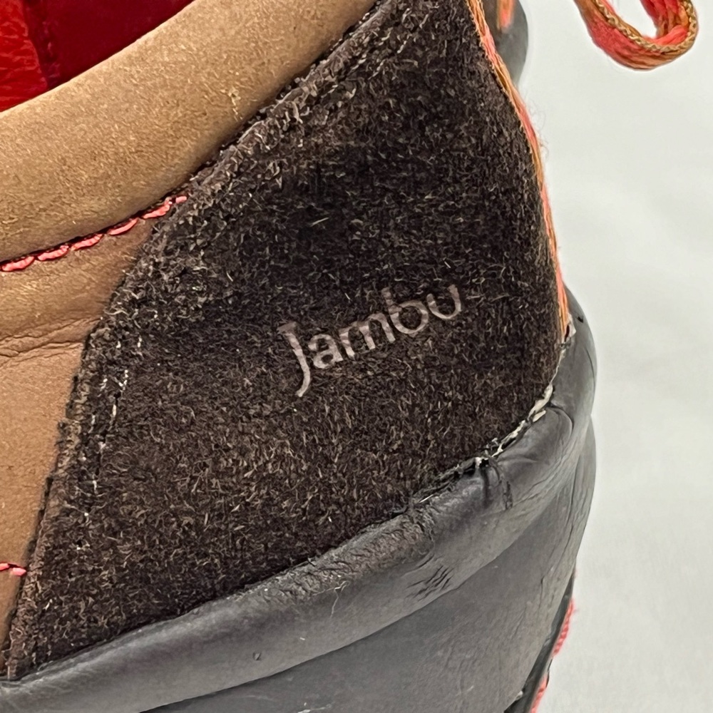 Jambu Women’s Brown & Orange Round Toe Lace Up Hiking Walking Shoes Sneakers 9M - Picture 11 of 16